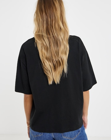 Black High Neck T-Shirt