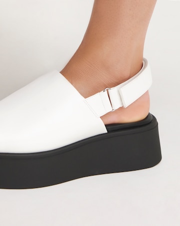 Maddie Slingback Flatform Sandals Extra Wide EEE Fit Simply Comfort