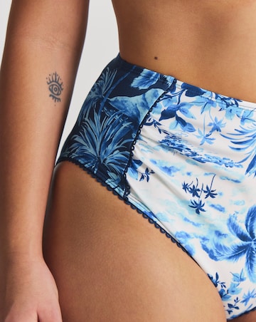Figleaves Lisbon Tummy Control High Waisted Bikini Bottoms