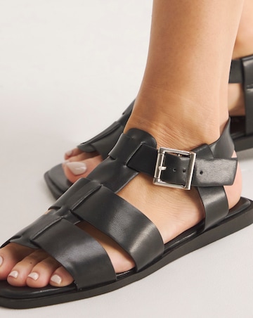 Dahlia Fisherman Flat Sandals Wide E Fit Simply Comfort