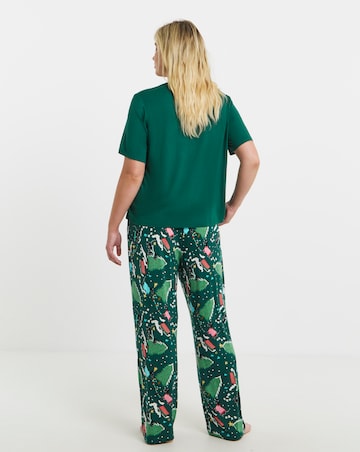 Pretty Secrets Christmas Scotty Dog Graphic Pyjama Set