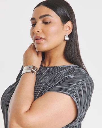 Joanna Hope Plisse Blouse