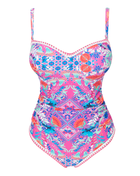 Figleaves Frida Underwired Bandeau Swimsuit
