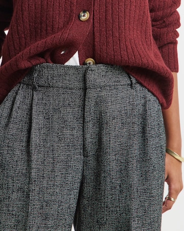 Premium Textured Wide Leg Trouser