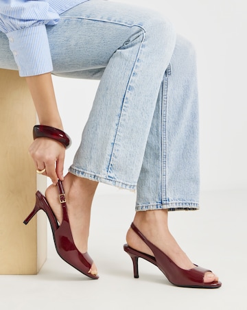 Bex Peep Toe Heel Sandals - Extra Wide Fit (EEE)