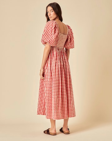 Nobody's Child Nova Midi Dress Red Gingham