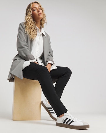 Black Bengaline Super Stretch Pull On Trouser