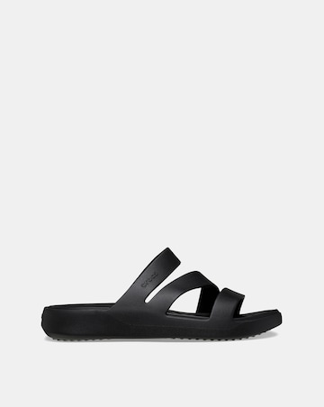 Crocs Black Getaway Strappy Slider Sandals -Standard Fit (D)