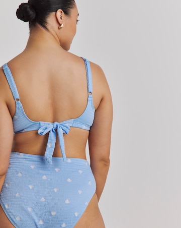 Embroidered Shell Bikini Set