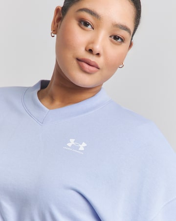 Under Armour Rival Oversized Crop Crew