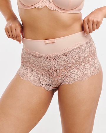 Pretty Secrets (2 Pack) Lottie Lace Briefs Navy/Blush