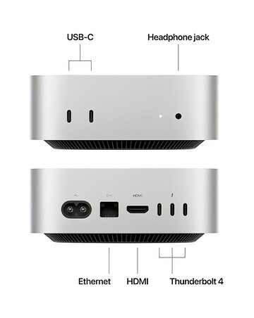 Apple Mac mini (M4, 2024) 10-core CPU, 10-core GPU, 16GB, 512GB SSD