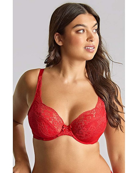 Panache Heidi Plunge Wired Bra Ruby Red