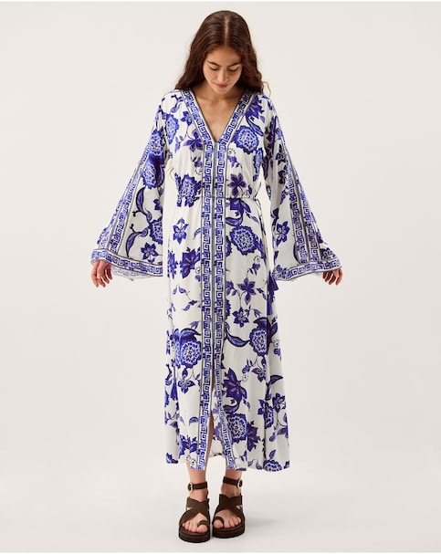 Monsoon Gloria Floral Maxi Beach Dress
