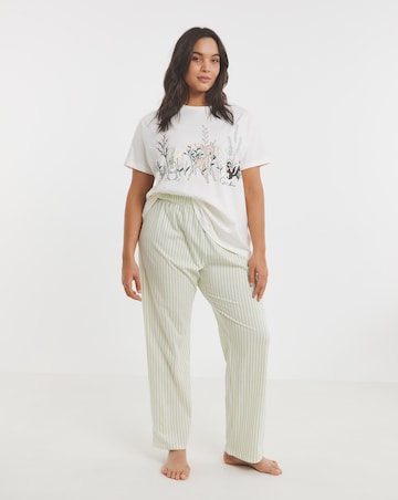 Bambi Cotton Wide Leg Pyjama Set