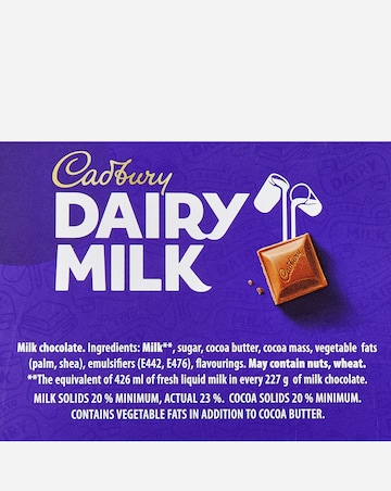 Dairy Milk Thank You Gift Chocolate Bar 850g