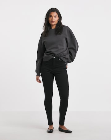 Black Highwaist Super Stretch Skinny Jeans