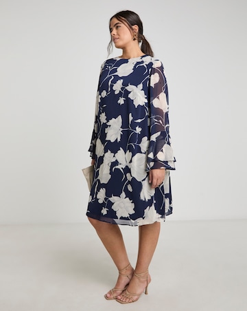 Joanna Hope Frill Sleeve Shift Dress