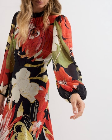 Phase Eight Eve Floral Printed Midi Dress
