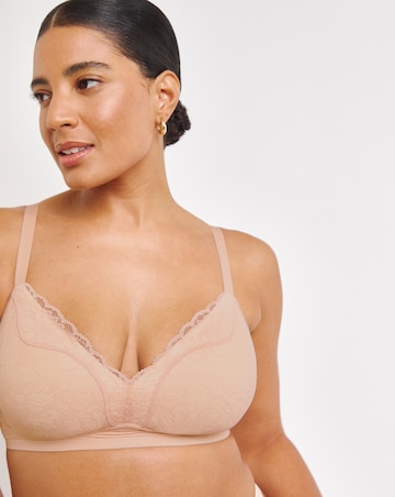 Triumph Fit Smart Lace Non Wired Padded Plunge Bra