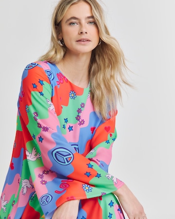 Twisted Wunder Alaska Chiffon Maxi Dress