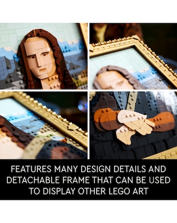 LEGO Art Mona Lisa Painting Building Set for Adults 31213