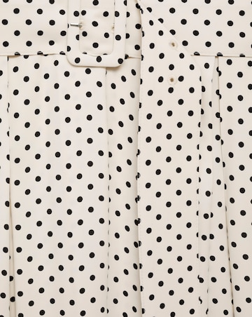 Mango Polka-Dot Dress with Belt