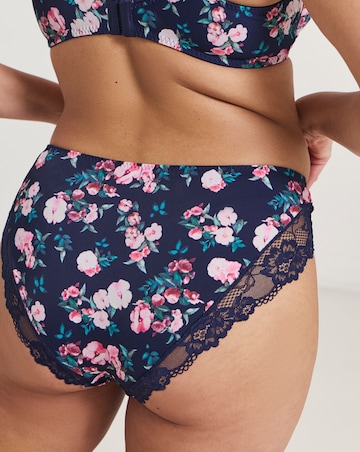 Pretty Secrets Adrianne Floral Midi Brief Knickers