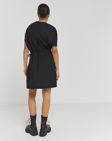 Religion Skull Graphic Tie Waist Sequin Dress