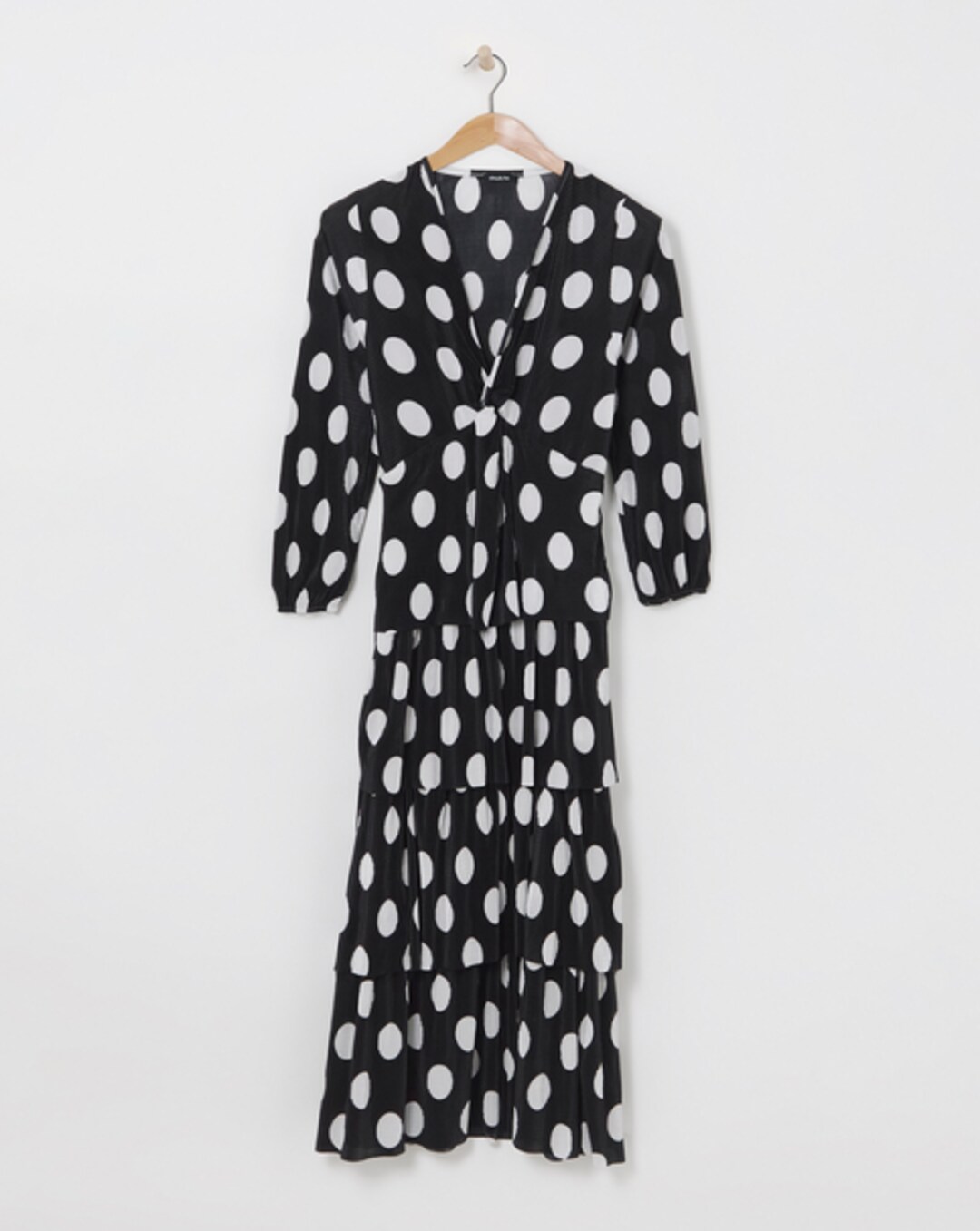 black and white poplin dress LINEN MIDI DRESS BLACK AND WHITE STRIPES
