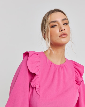 Joanna Hope Frill Shoulder Dress