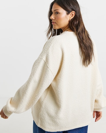 Ecru Boucle Jumper