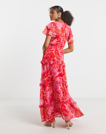 Joanna Hope Tiered Ruffle Maxi Dress