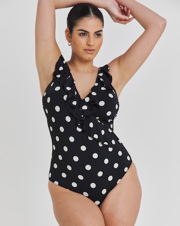MAGISCULPT Firm Control Ruffle Swimsuit
