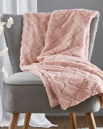 Catherine Lansfield Cosy Diamond Throw