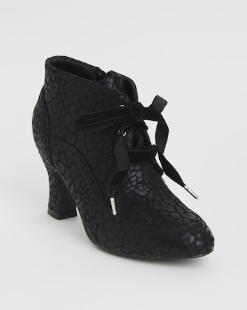 Joe Browns Satin Lace Up Bootie Extra Wide Fit