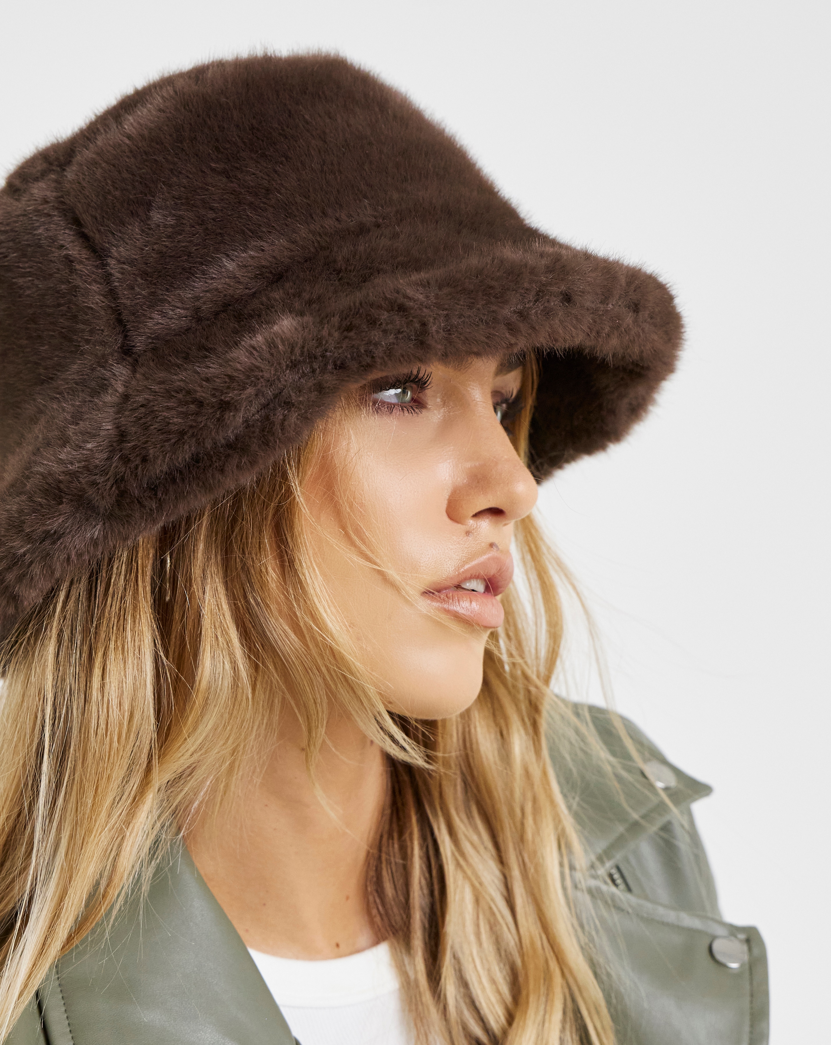 Faux Fur Bucket Hat | Simply Be