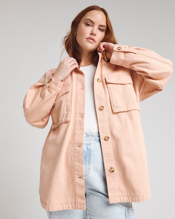 Apricot Waist Detail Cargo Jacket