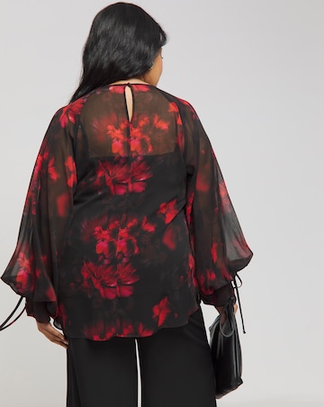Joanna Hope Tie Sleeve Blouse