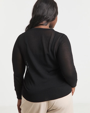 Sheer Knit Cardigan