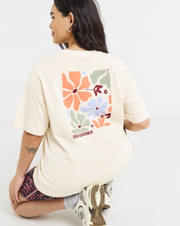 Snowdonia Floral Graphic Oversized T-Shirt