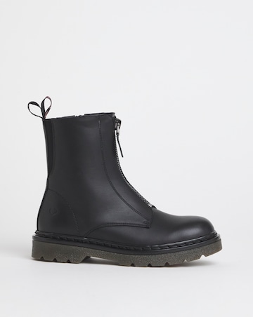 Heavenly Feet Oberon Zip Chunky Boot Wide Fit