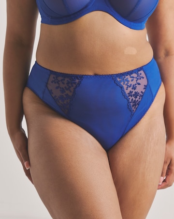 Elomi Zarla High Leg Knicker Sapphire