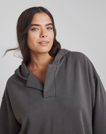 Simply Be Slate Grey Luxe Modal Scuba Sweatshirt
