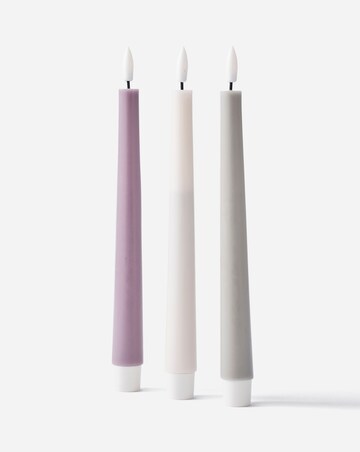Pastel Taper LED Candles