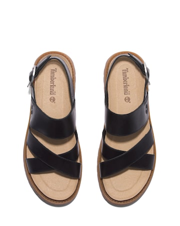 Timberland Clairemont Black Full Grain Sandals
