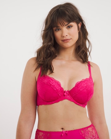 Pretty Secrets 2 Pack Ella Lace Padded Plunge Wired Bras B-K