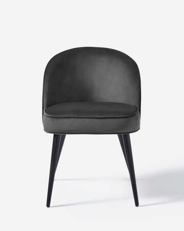 Oslo Round Dining Table with 4 Emilie Velvet Chairs