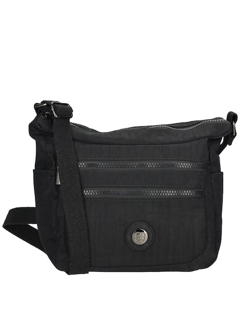 Enrico Benetti Suzie Single Handle Crinkle Nylon Shoulderbag