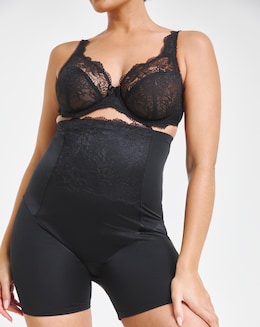 MAGISCULPT Firm Control Ella Lace Anti Chafing Thighshaper Shorts - Black